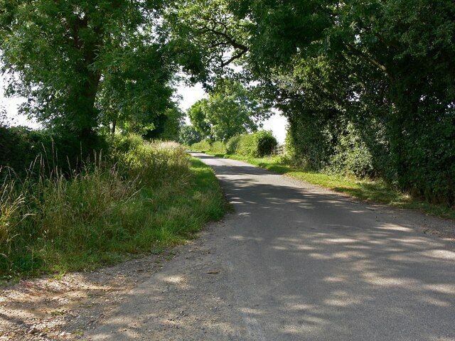 Burney Lane near Breedon on the Hill In Northwest Leicestershire.
