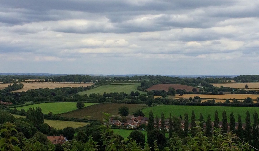 Middle England. View from Breedon On The Hill Priory, Leicestershire. Going to explore this place next Sunday as was a whistle stop today!