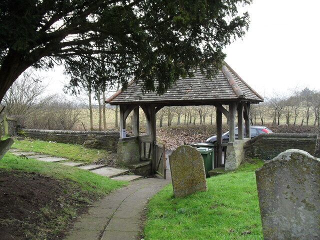 The lych gate at St Nicholas, Kingsley
