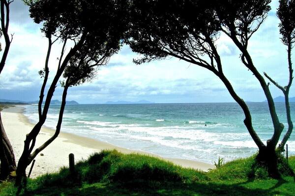 A nicely kept secret...
A great beach to walk for miles and miles and you won't see ANYONE!
... except maybe a lone surfer who has the whole place to himself!
#newzealand #beach