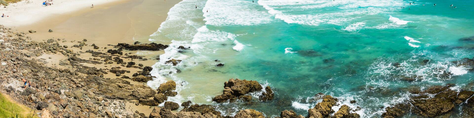 ニュージーランド テ・アライ・ポイントのビーチ Te Arai Point