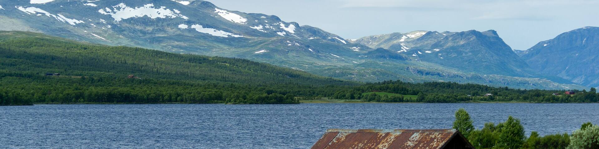 In Golsfjellet Norway by the lake
