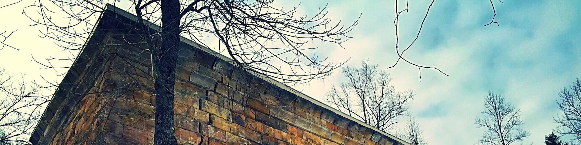 Pretty cool old iron furnace