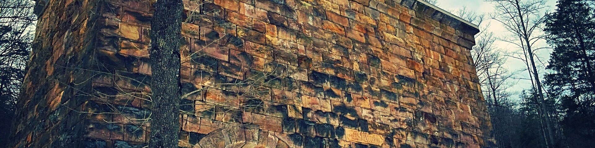 Pretty cool old iron furnace