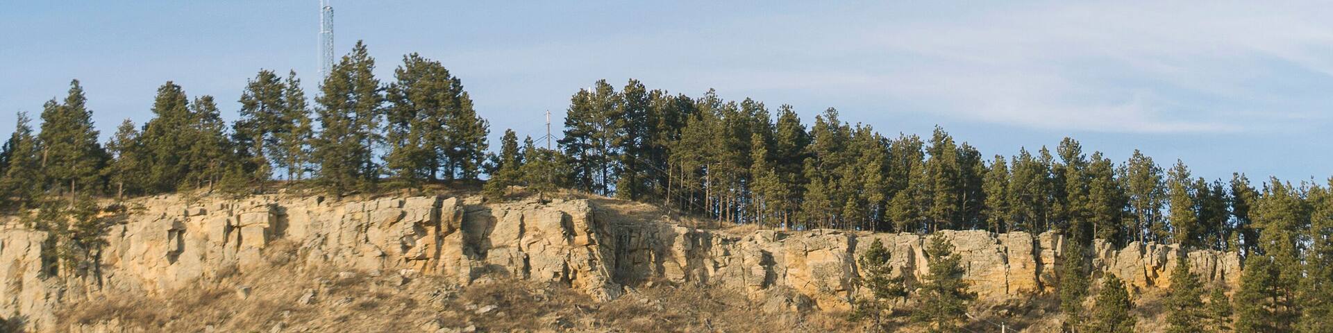 Sign above the town of Sturgis, South Dakota home of motorcycle rally
