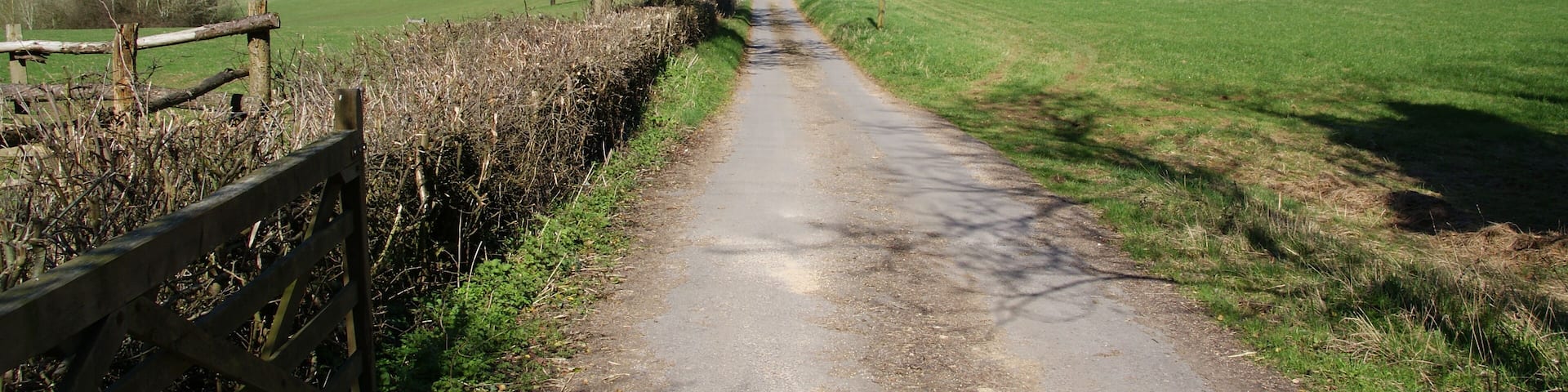 The track to Oddington Hill Farm