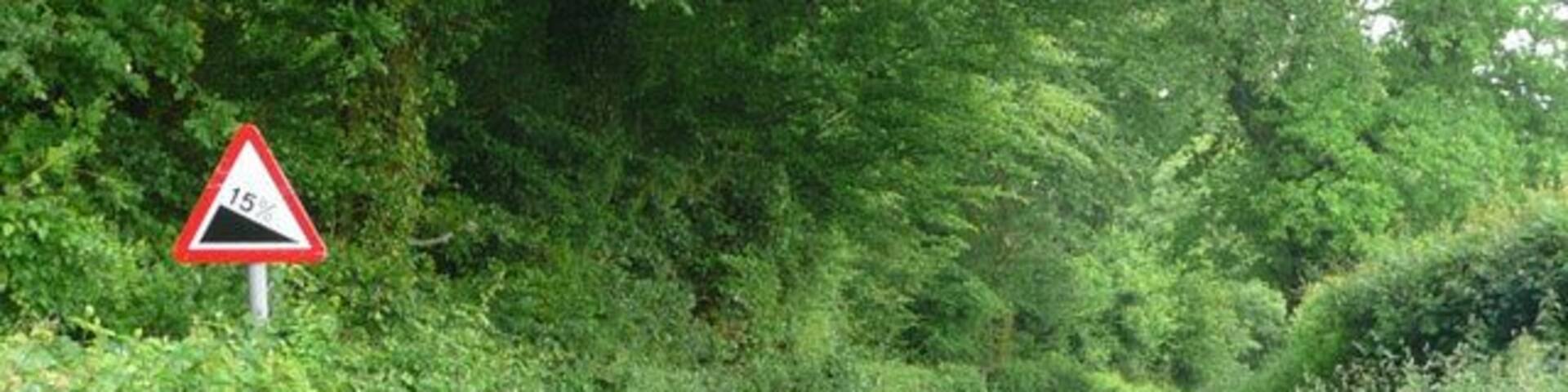 Sundridge Hill - Steep Hill 15% Sundridge Hill, Knockholt. 15% steep hill down sign.