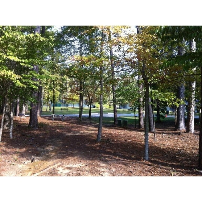 At day use area looking toward tennis courts.