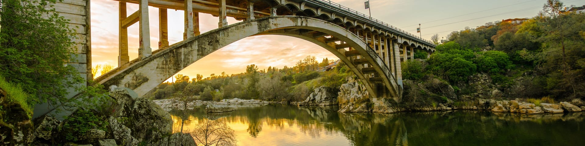 Rainbow Bridge in Folsom, California
