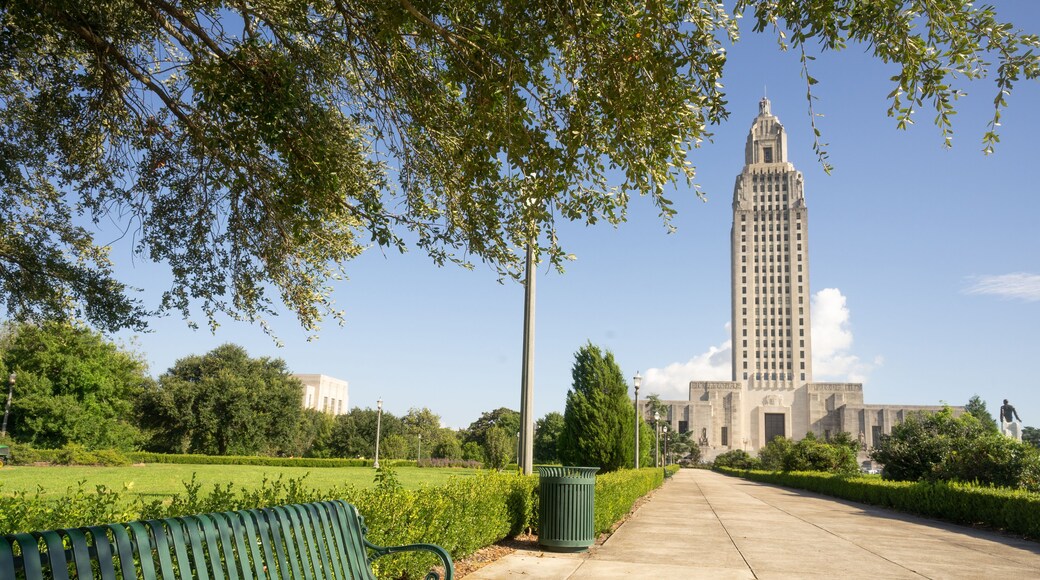 Blue Skies at the State Capital Building Baton Rouge Louisiana