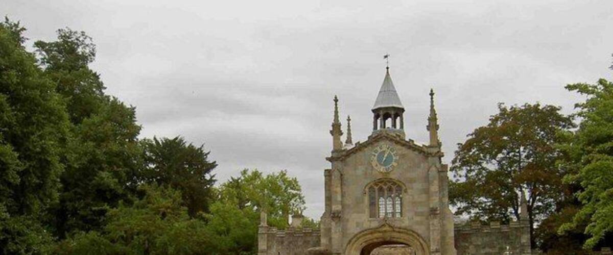 The entrance to Bishopthorpe Palace Home of the Archbishop of York.