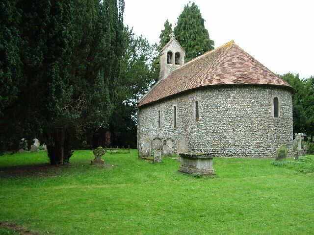 Church of England parish chruch of St Swithun, Nately Scures, Hampshire, viewed from the southeast