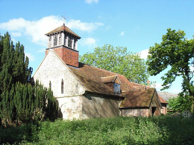 All Saints' parish church, Stratfield Turgis, Hampshire, seen from the southwest