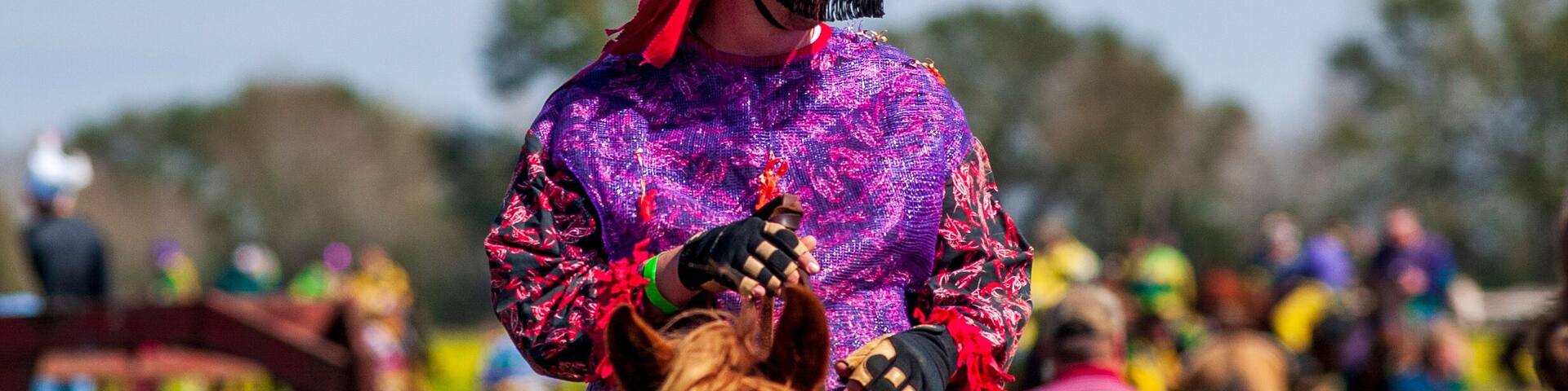 Courir de Mardi Gras Chicken Chasing in Mamou Louisiana