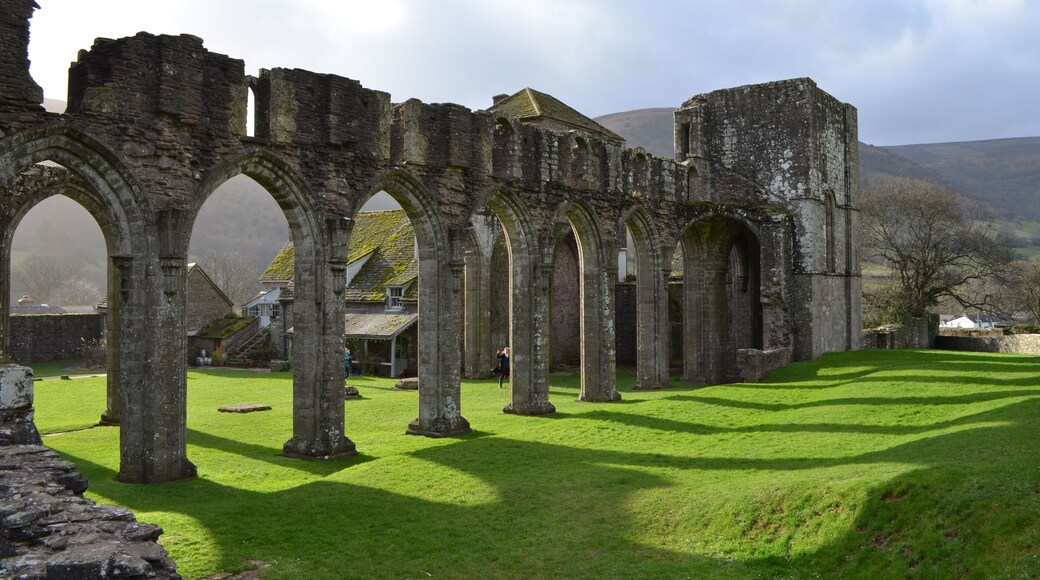 Llanthony Priory Ruins - Gap in the Clouds