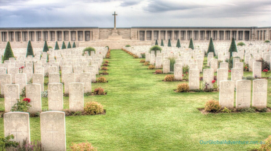 The British WWI War Cemetery at Pozieres in France. The resting place of countless Commonwealth Soldiers...