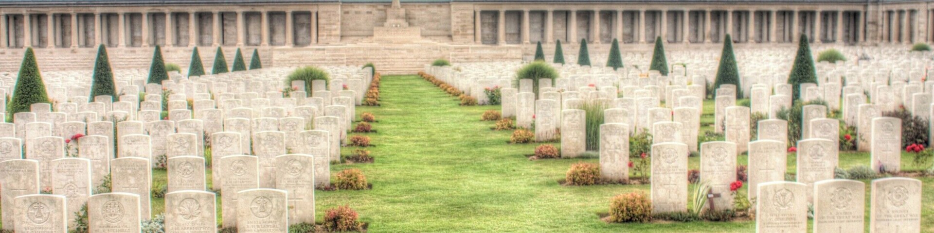The British WWI War Cemetery at Pozieres in France. The resting place of countless Commonwealth Soldiers...