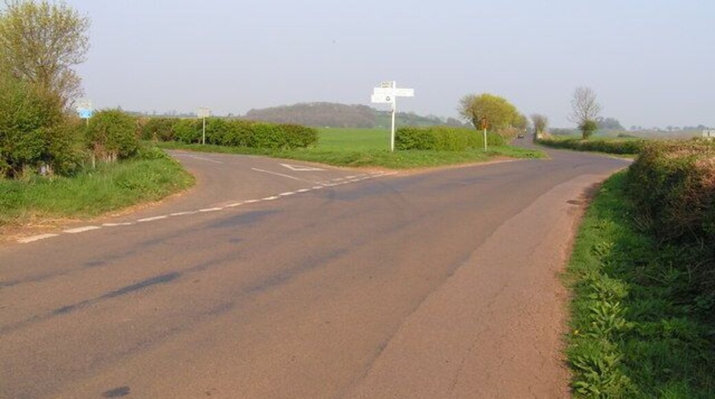 Five Turns, Shutford A well known local landmark just beyond the eastern boundary of Shutford. Starting from the south going clockwise, the roads go to, Tadmarton Mill, Shutford 1/4 mile, Balscote, Wroxton Mill, North Newington then on to Banbury.