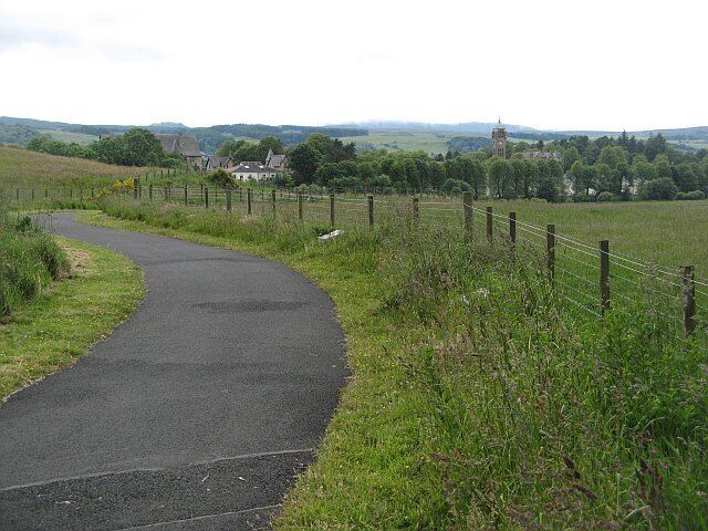 Quarrier's Village Heritage Path Opened in 2005 the path links the railway trackbed cycle path and Quarrier's Village. The village was built as an orphanage by William Quarrier in the late 19th century.