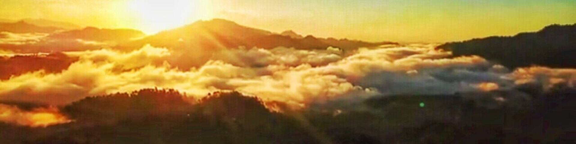 Waking up to a sea of clouds is an amazing way to start the day.