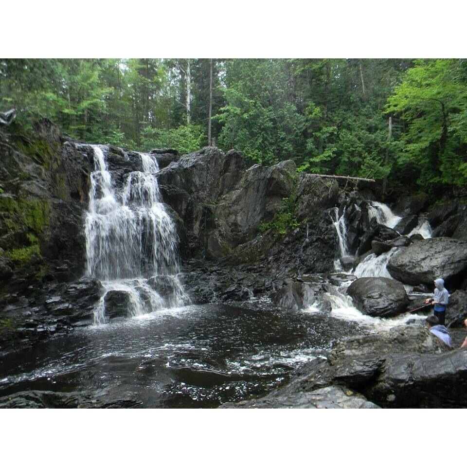 Alder Stream Falls is known only by the locals and camp owners in the region.