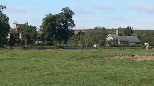 The Old Vicarage (left) and The Lodge (right), Uppingham Road, Caldecott, Rutland