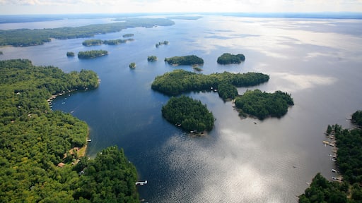 Looking south down Sebago Lake, Maine.