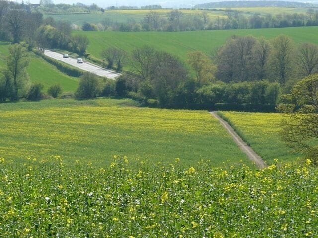 Rempstone Loughborough road from Sutcliffe hill