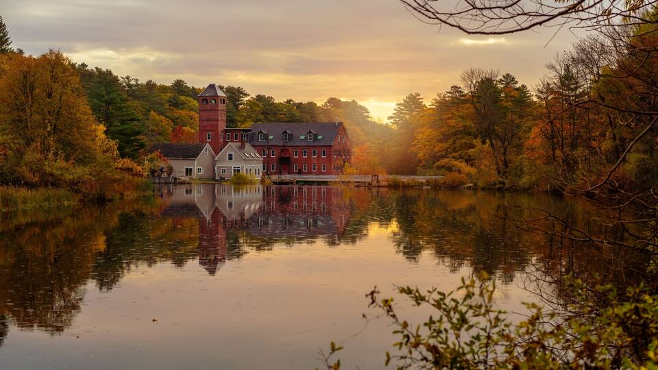 Autumn in Yarmouth Maine, USA