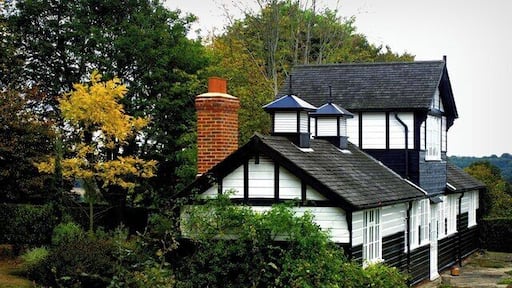 Cottage, Emmets Garden. Emmets Garden is a National Trust Property near Sevenoaks.