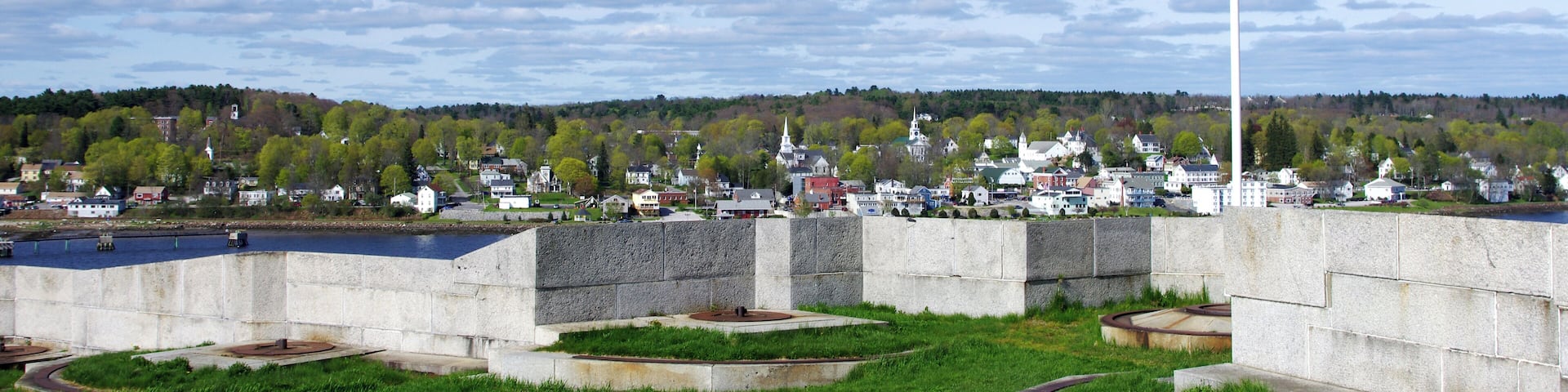 This lessor known Fort Knox protected the Penobscot Narrows. #OnTheRoad