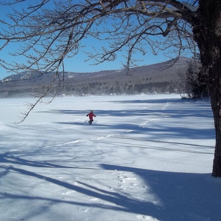Great ice fishing in Roxbury Maine.