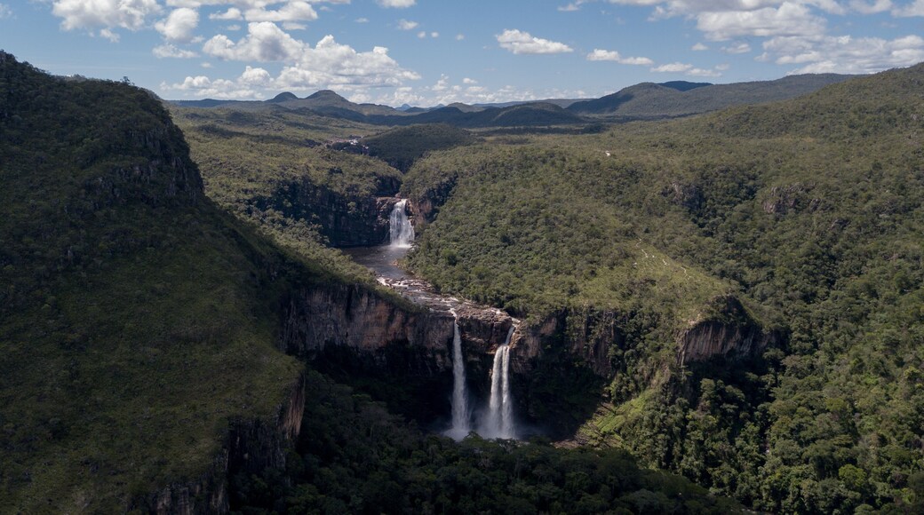 Salto 120 e salto 80, Chapada dos Veadeiros, Goias, Brazil.