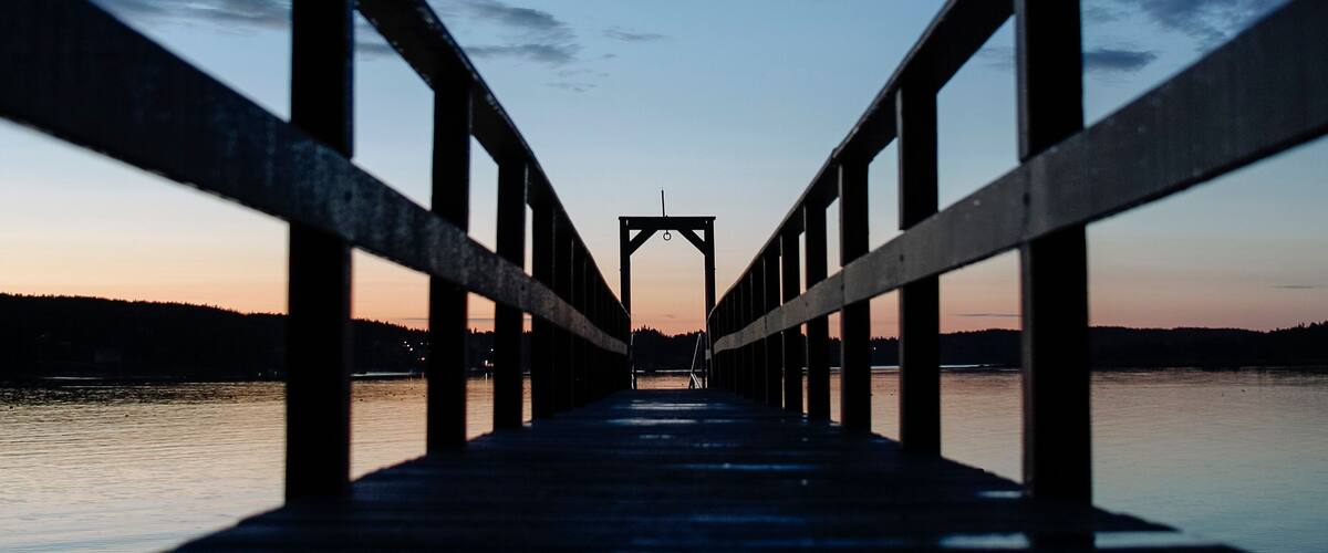 Dock Swan's Island, Maine