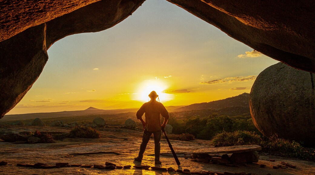 Lajedo do Pai Mateus - landscape of caatinga and brazilian wild - paraíba, brazil