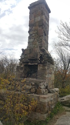Firetower, this old chimney, and a great view. Pretty easy tril to hike.