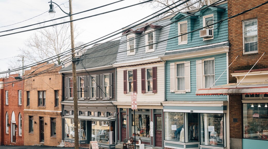 Main Street in downtown Old Ellicott City, Maryland
