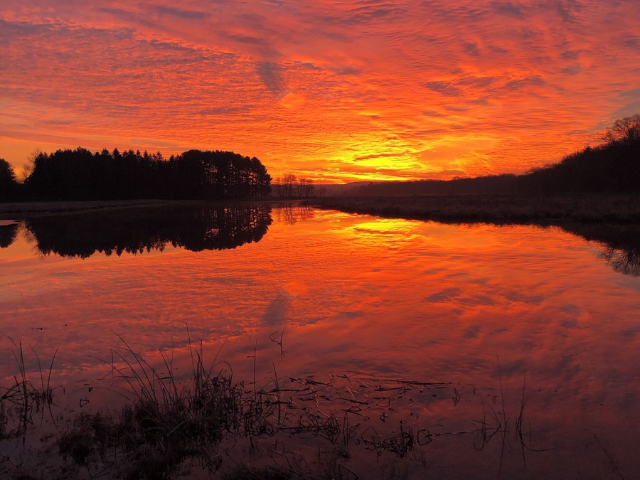 The best spot for sunrise, ever.
This time of year I’m out and about before the suns up, so dawns like this are frequent.