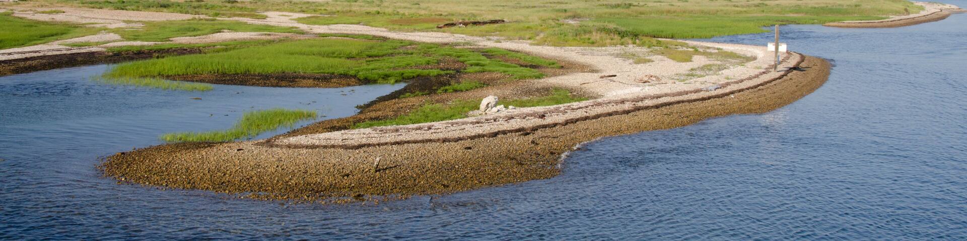Massachusetts, Elizabeth Islands, Cuttyhunk Island. Rocky shoreline of Cuttyhunk.