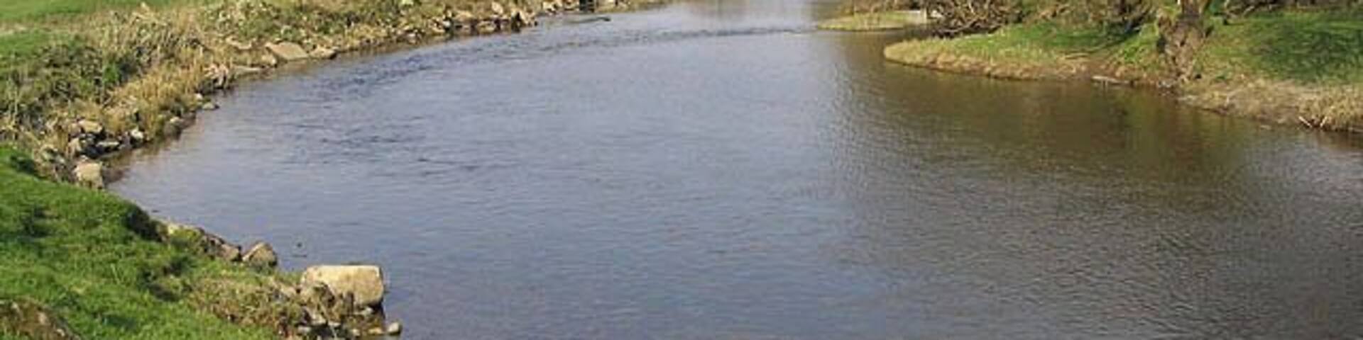 The Cluden Water East of Irongray Bridge.
