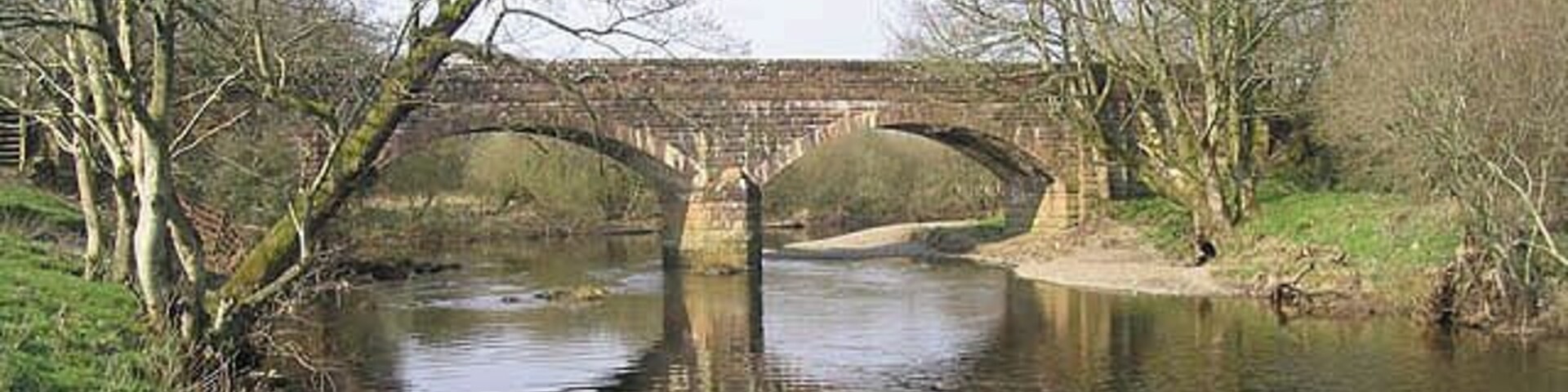 Irongray Bridge Road bridge spanning the Cluden Water.