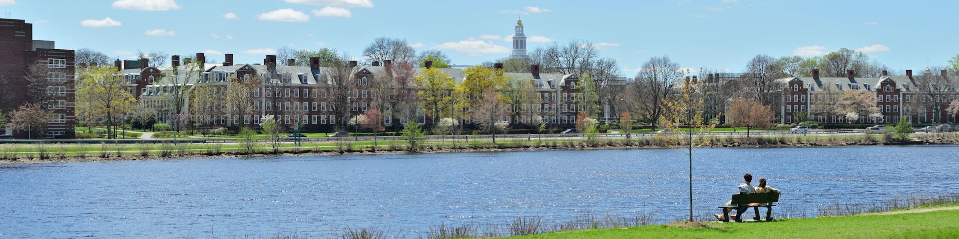Charles River, Cambridge. Panoramic View