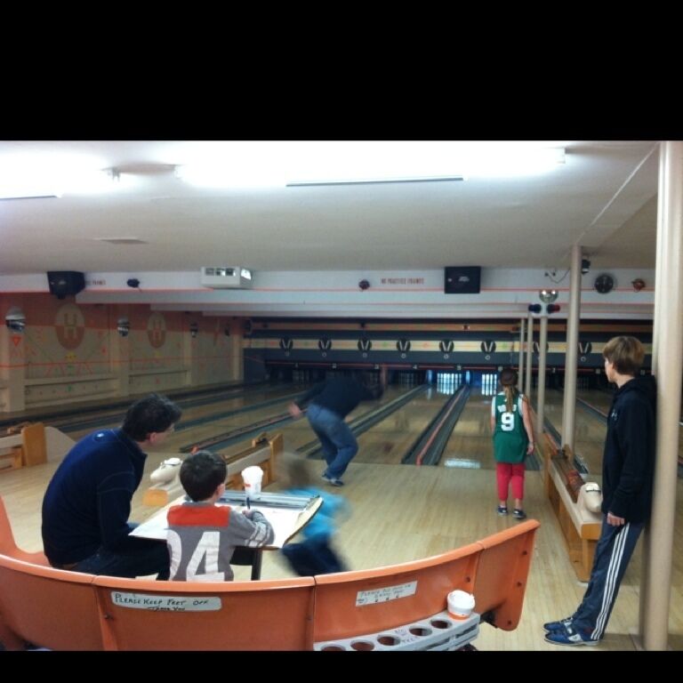 Candlepin bowling at its finest!