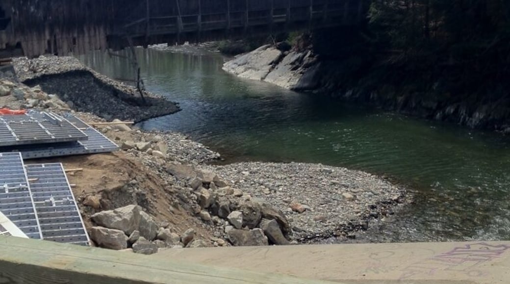 Covered Bridge after Hurricane wiped it out. Great fishing spot!