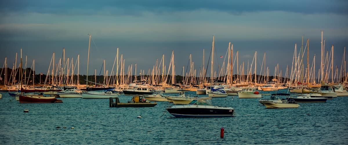 Sailboat Marina in Marion Massachusetts