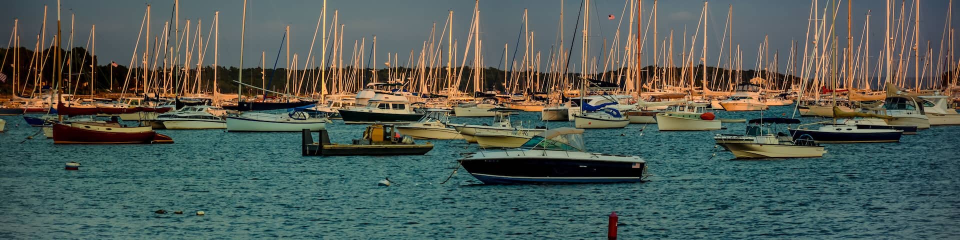 Sailboat Marina in Marion Massachusetts