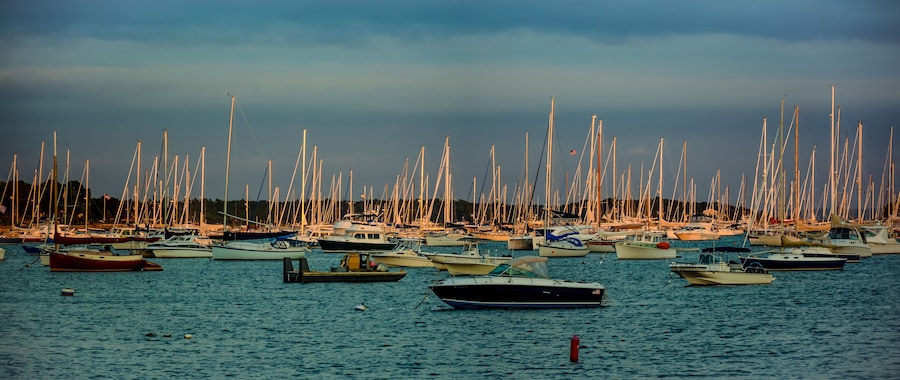 Sailboat Marina in Marion Massachusetts