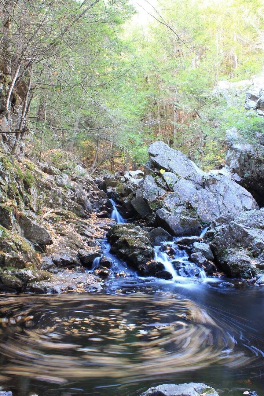 An amazingly small and unique site of the Trustees of the Reservation in New Salem home to some pretty cool waterfalls. Whirlpools are fun to make! :)