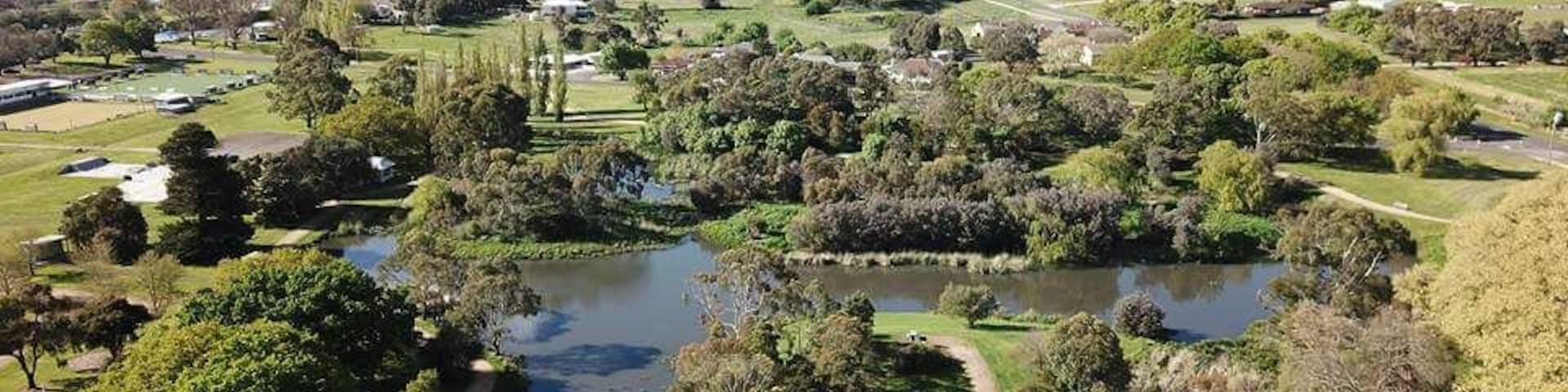 Ariel view of Mortlake Victoria.