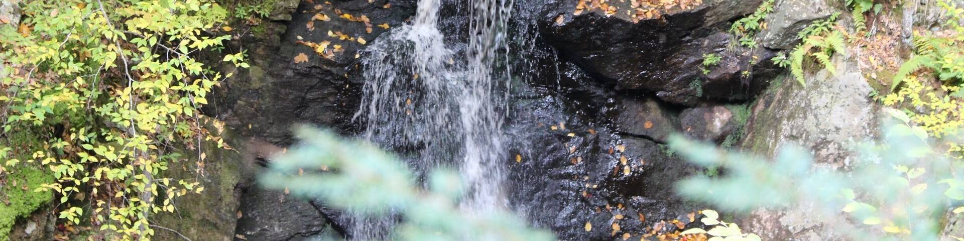 A quick and easy hike to one of Massachusetts' hidden waterfalls.